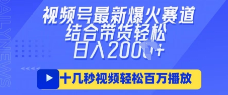 视频号最新爆火ai民国美女视频，轻松百万播放，结合带货日入数张-新手源码资源站官网