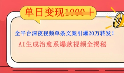 全平台深夜文案新风口：DeepSeek生成百万播放量金句，治愈系内容涨粉速度快4倍-新手源码资源站官网
